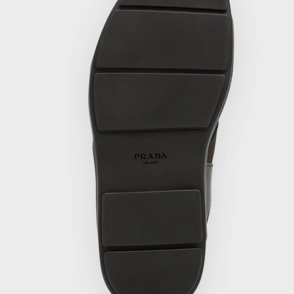Prada Men's Nastro Web Logo Slides Sandals - Picture 4 of 16